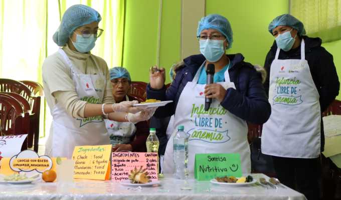 Huancavelica: capacitan a personal de salud en alimentación saludable para combatir anemia infantil