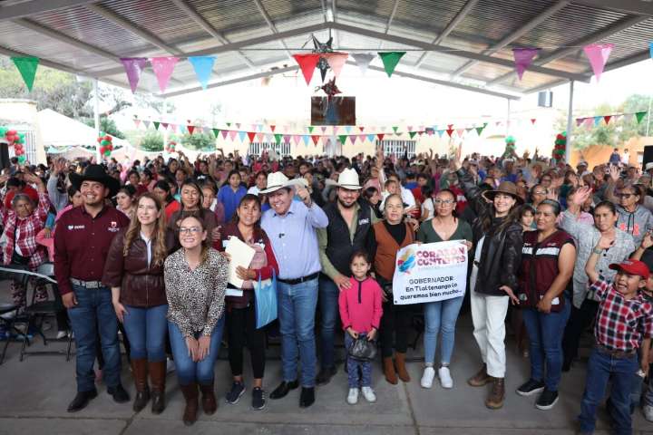 Llevan programa Corazón Contento a cuatro comunidades de Tlaltenango