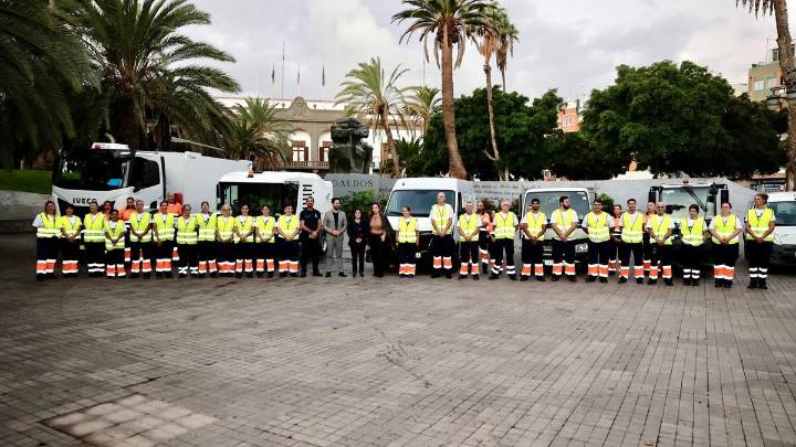 260 efectivos para acabar con la basura en Las Palmas de Gran Canaria: el contrato de emergencia de Limpieza echa a andar