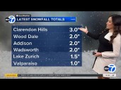 ABC7 AccuWeather Forecast: Noon Saturday Winter Storm Update