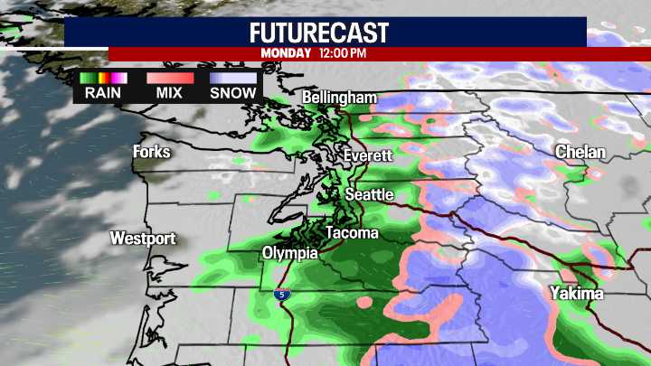 Quiet weather Sunday in Seattle, dreary workweek ahead