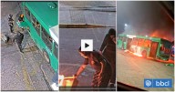 Detienen a hombre y mujer acusados de quemar bus RED el pasado 11S en Quilicura
