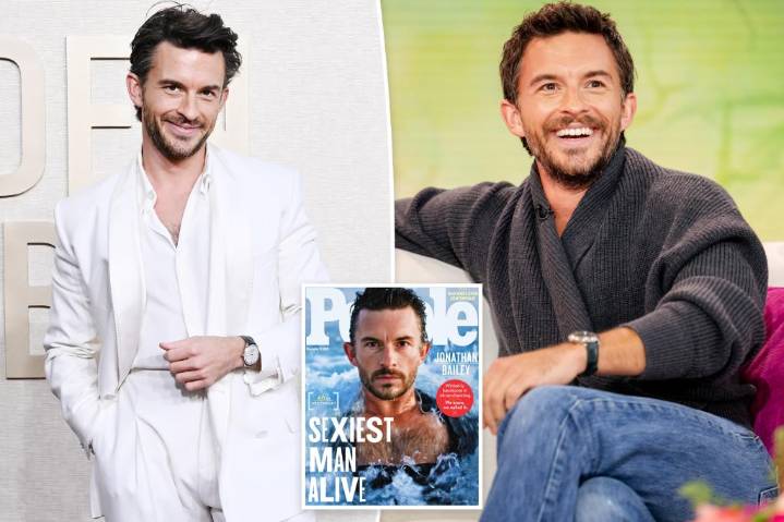Jonathan Bailey is People magazine's 2025 'Sexiest Man Alive'