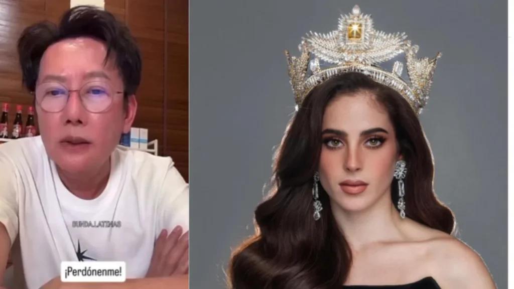 Nawat Itsaragrisil, directivo de Miss Universe, se disculpa por altercado con Fátima Bosch