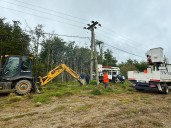 Tolhuin acompaña a la DPE para mejorar el servicio eléctrico