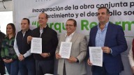 Inauguran Gobierno de Parral y empresa Go Gold de Coanzamex el Parque Reforma