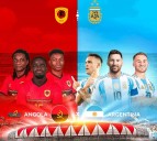 Selección de Argentina llegó a Luanda para juego amistoso con Angola
