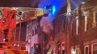Two firefighters injured responding to fire at rowhouse in Pittsburgh’s Hazelwood neighborhood