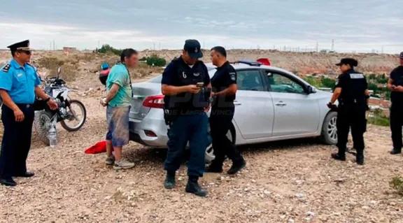Dos demorados y un auto secuestrado en un operativo en la zona de Meseta