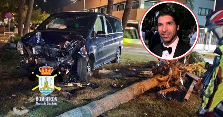 El torero Cayetano Rivera se estrella con su furgoneta contra unas palmeras y da positivo en alcoholemia