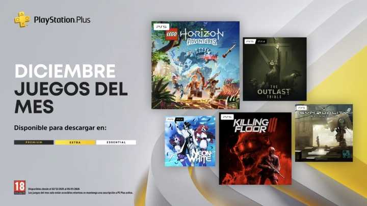 Los juegos de diciembre de 2025 en PS Plus Essential: revisión de las novedades