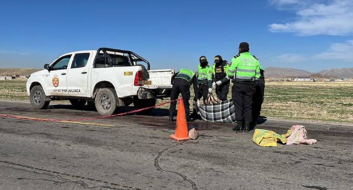 Puno: Adulto mayor falleció tras choque de moto lineal y una camioneta