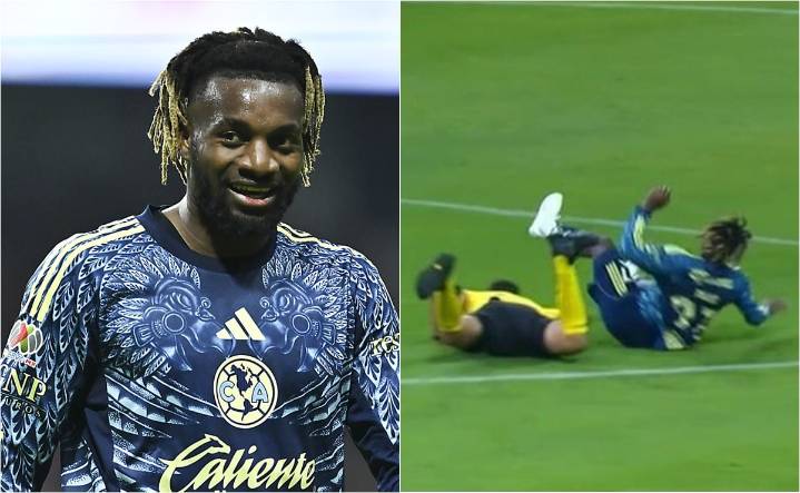 Luis Enrique Santander es arrollado por Allan Saint