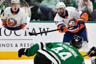 Islanders' road win marred by late injury to Alexander Romanov