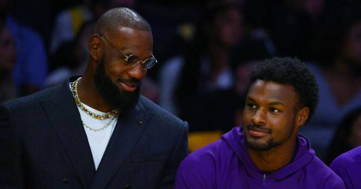 LeBron James in starting lineup to begin his record 23rd NBA season when Lakers face Jazz