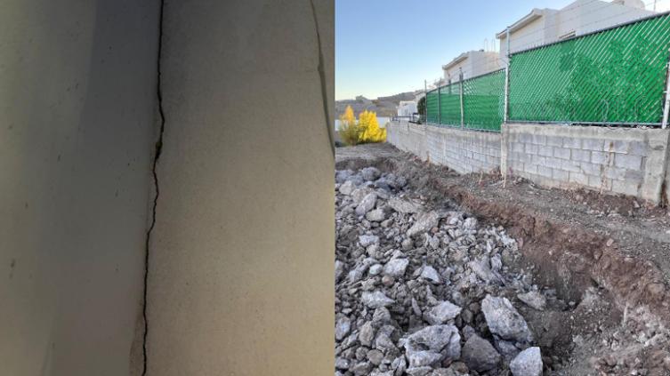 Con fotos: denuncian vecinos del Reliz daños por excavaciones