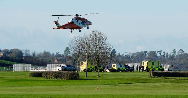 Dad of jockey hurt in fall which saw air ambulance called to racecourse gives update