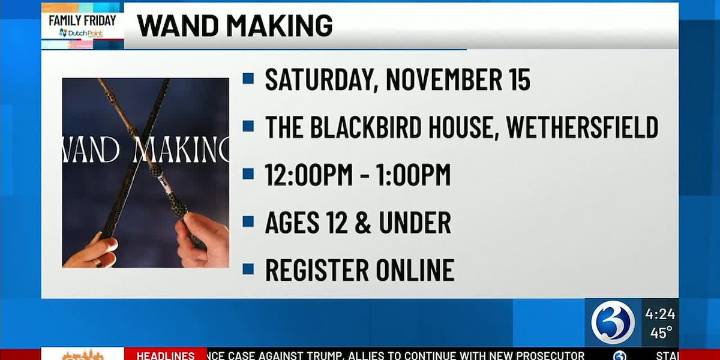 Family Friday: Wolf Pack, wand making and wildlife