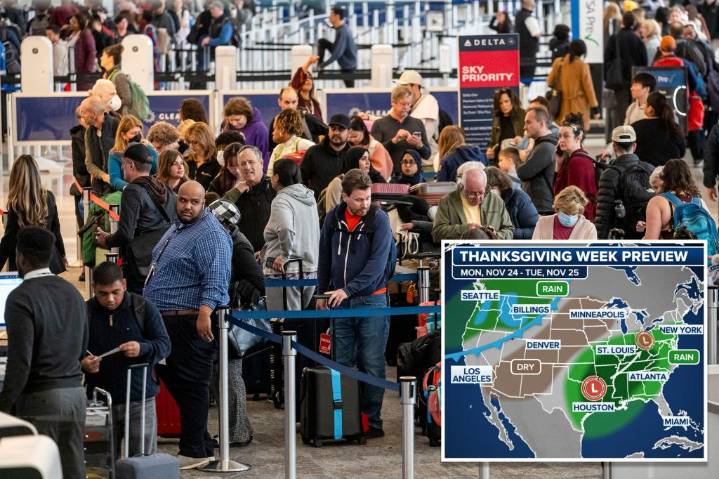 Multiple Thanksgiving week storms expected to impact millions of travelers