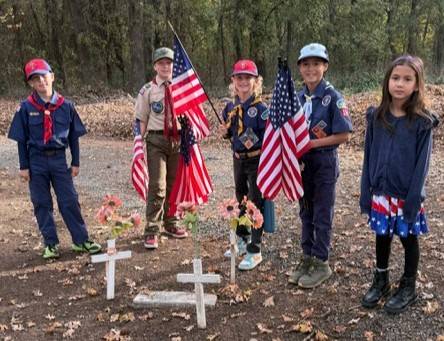 Durham scouts pay tribute to local veterans