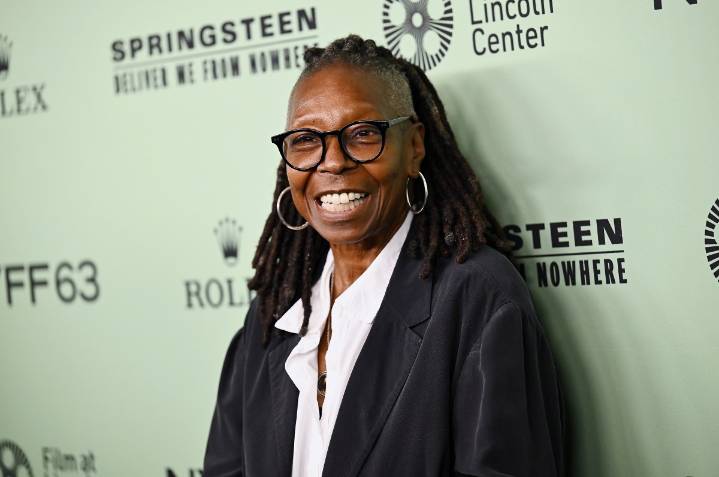 Whoopi Goldberg viajó a Italia para cumplir con proyectos laborales