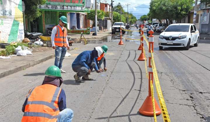Emdupar inicia reposición de alcantarillado sanitario en el sector del ‘Boliche’