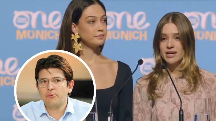 Video | Entre lágrimas, hijastras de Miguel Uribe homenajearon a su padre en cumbre One Young World: “un ser incomparable”