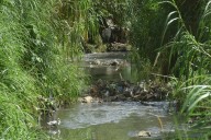Río Carneros, contaminado y en el abandono