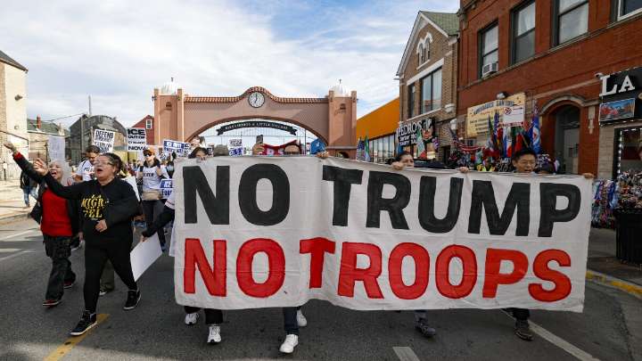 Hundreds of National Guard troops will leave Portland and Chicago