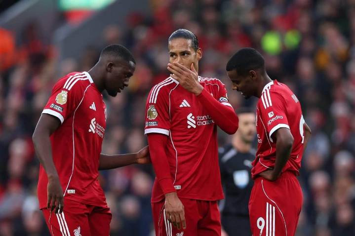 Liverpool players are 'letting the manager and ourselves down', Virgil van Dijk says