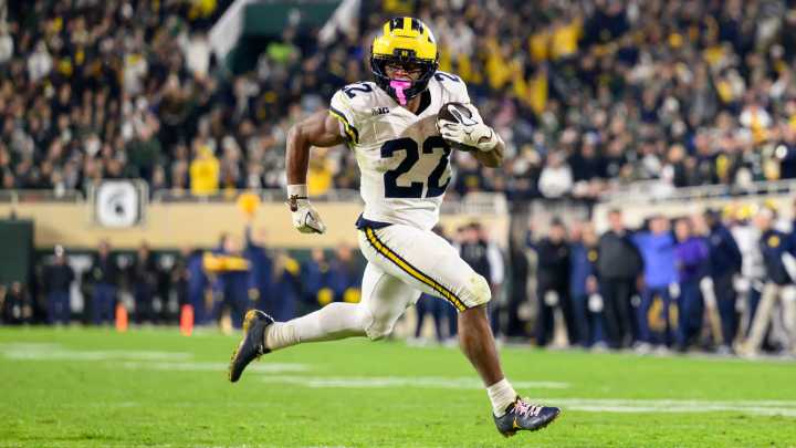 Michigan RB Justice Haynes to miss Purdue game, will 'be out for a little bit'