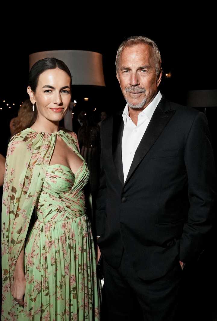 Camilla Belle Makes Rare Public Appearance at Art Event With Kevin Costner