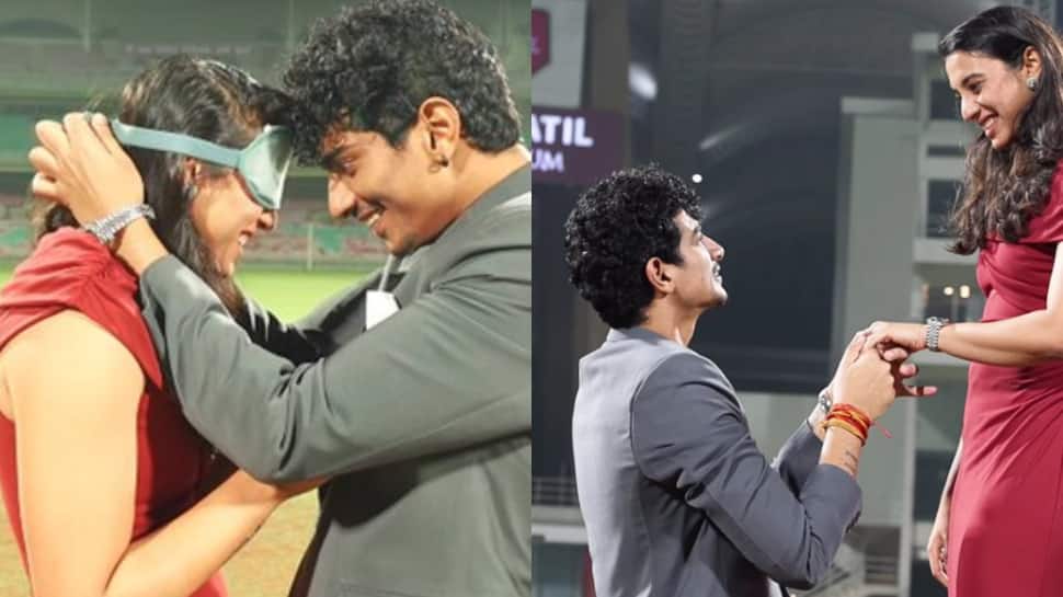 'And It's A YES' : Palash Muchhal Proposes To Smriti Mandhana At World Cup Final Venue