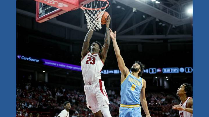 Trevon Brazile stars as No. 14 Arkansas pounds Southern 109