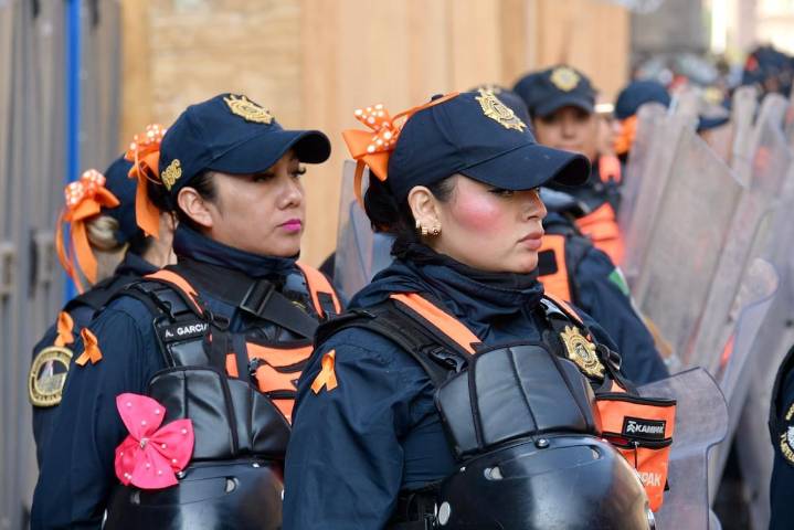 600 mujeres policías acompañarán la marcha del 25N
