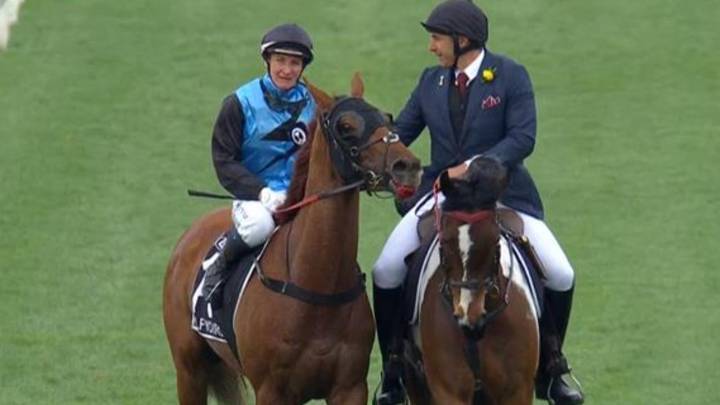 Melbourne Cup 2025: Jamie Melham emotional tribute to grandad, interview after riding Half Yours to historic Melbourne Cup