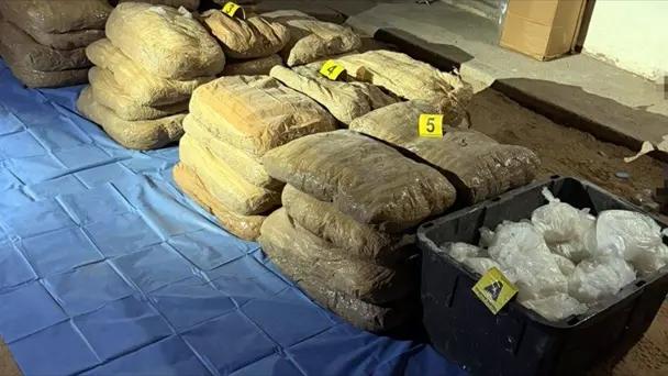 San Luis Río Colorado: decomiso de 481.5 kg de metanfetamin