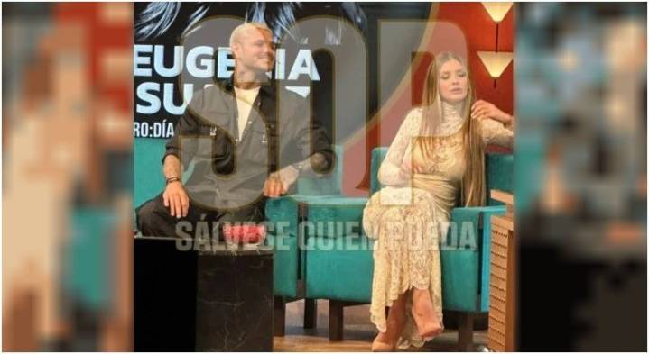 Sorpresa: Mario Pergolini entrevistó a la China Suárez y a Mauro Icardi