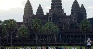 Bus that left Angkor Wat plunges off bridge, killing 13