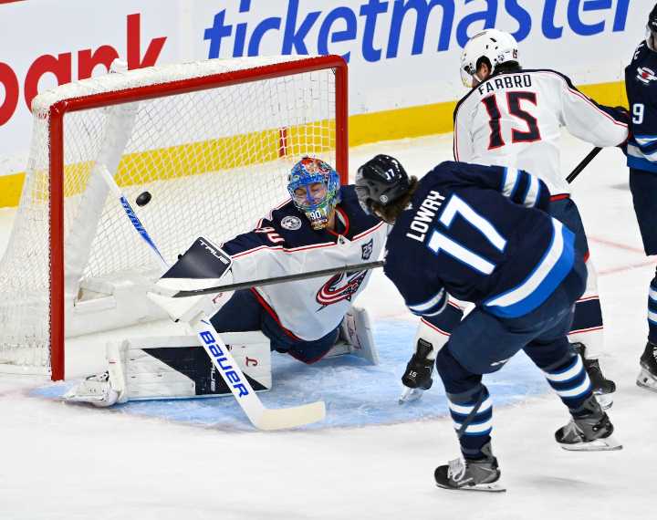 Mark Scheifele has 3 assists to lead Jets over Blue Jackets 5