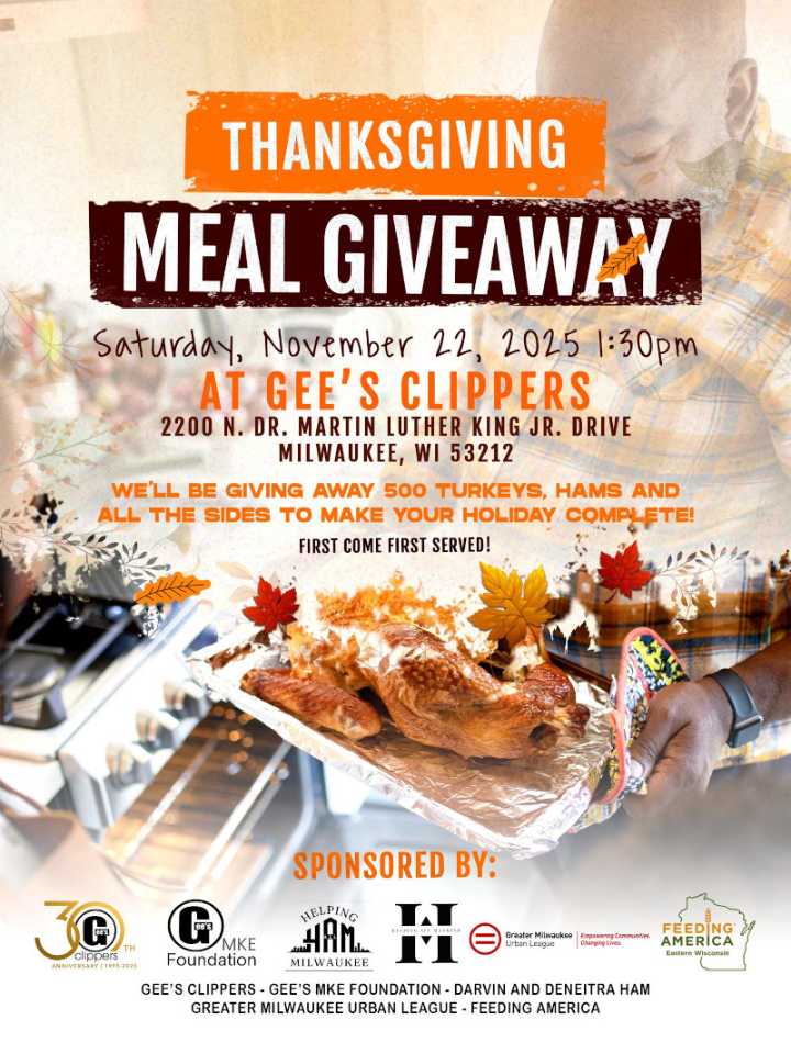 Thanksgiving Meal Giveaway on November 22