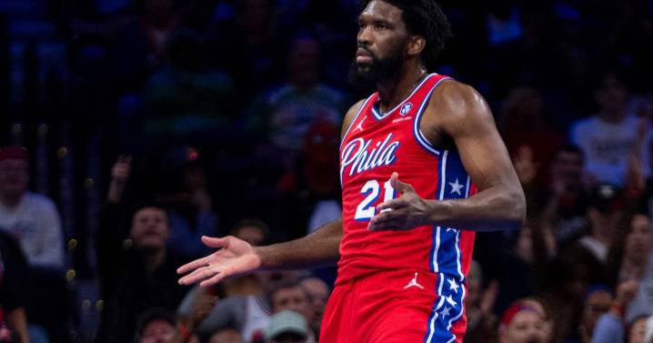 Philadelphia's Joel Embiid is fined $50,000 for a lewd gesture during a game against Boston