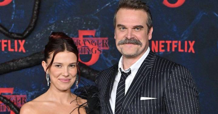 Inside David Harbour & Millie Bobby Brown's 'Awkward' Red Carpet Reunion