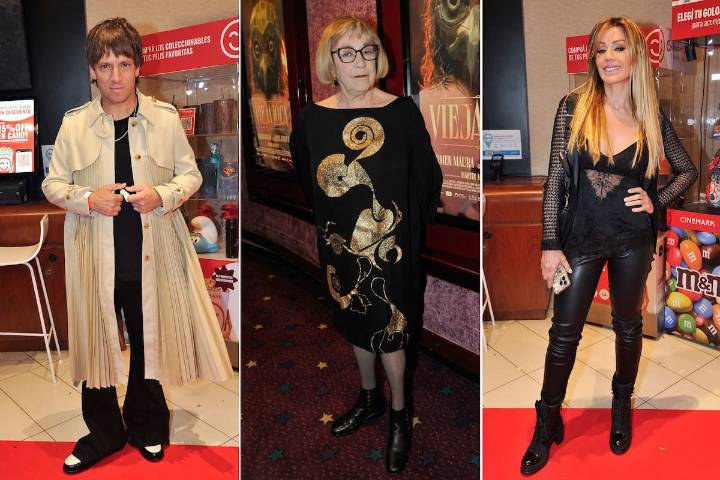 En fotos. De la gran noche de Carmen Maura en Buenos Aires al look de cuero y transparencias de Panam