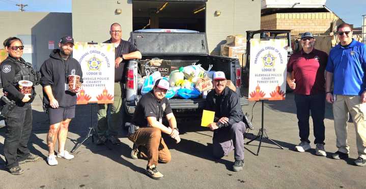 Glendale Fraternal Order of Police collects turkeys next week