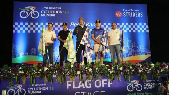 YES SECURITIES hosts its first Cyclothon in Mumbai