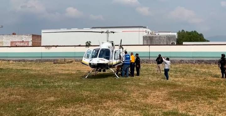 Gibrán, niño sobreviviente del choque en Zamora, es trasladado vía aérea al IMSS de Charo