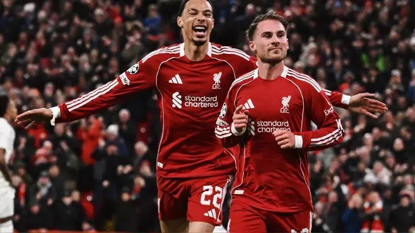 Cabezazo y gol: Mac Allister aprovechó para anotar el 1-0 de Liverpool frente a Real Madrid [VIDEO]