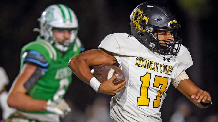 What AHSAA football playoff games have been moved due to Thursday?