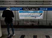 Woman set on fire during argument on Blue Line train